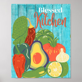 gesegnete Küche Poster