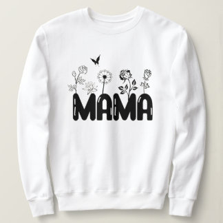 Gesegnete Mama-Blume Sweatshirt