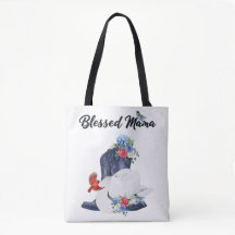 Gesegnete Mama mit Cowboystiefeln/Hut und Blumen/V