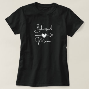 Gesegnete Mama mit Herzmüttern Tag T - Shirt