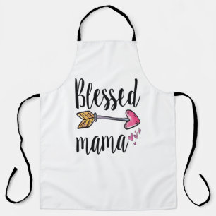 Gesegnete Mama mit Pfeil-Schürze Schürze