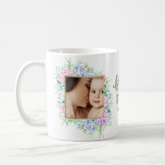 Gesegnete Mama Mothers Day Trendy Modernes Foto Kaffeetasse