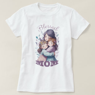 Gesegnete Mama, Muttergeschenk und Geburtstag T-Shirt