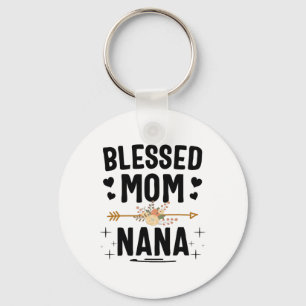 Gesegnete Mama und Nana Mütter Tagesgeschenke Schlüsselanhänger