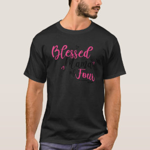 Gesegnete Mama von vier Christlichen Mamas von 4 G T-Shirt