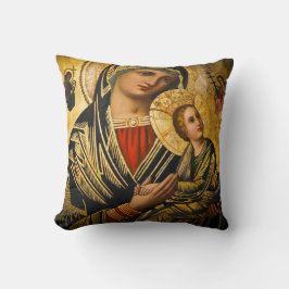 Gesegnete Maria und Jesus-Kind Kissen