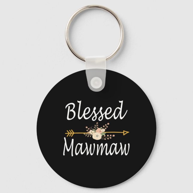 Gesegnete Mawmawmütter Tagesgeschenke Schlüsselanhänger (Vorderseite)