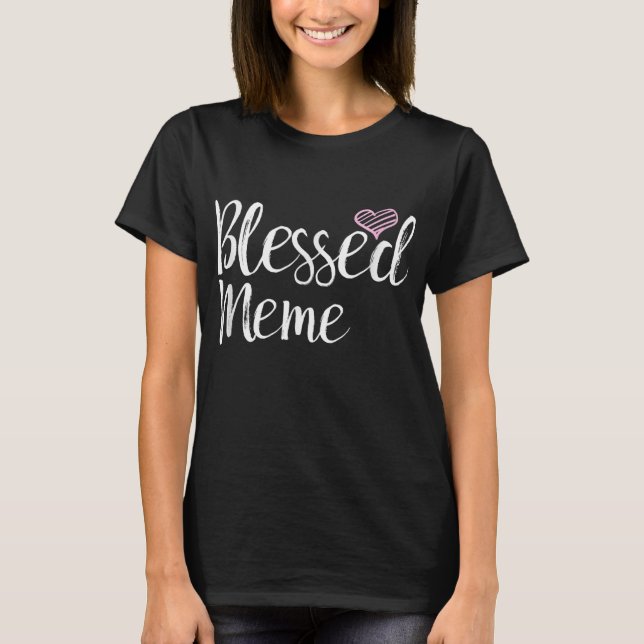 Gesegnete Meme - Großmütter T-Shirt (Vorderseite)