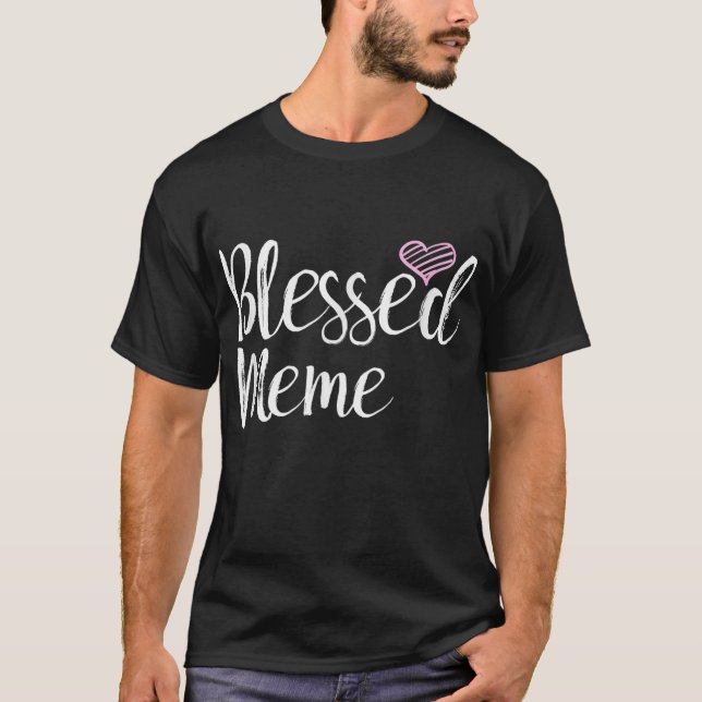 Gesegnete Meme - Großmütter T-Shirt (Vorderseite)