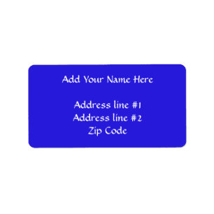 Gesegnete Mutter Blau Adressaufkleber