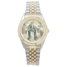 Gesegnete Mutter Gold/Silber-Uhr