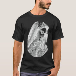 Gesegnete Mutter Jungfrau Maria Ästhetik Religiös T-Shirt