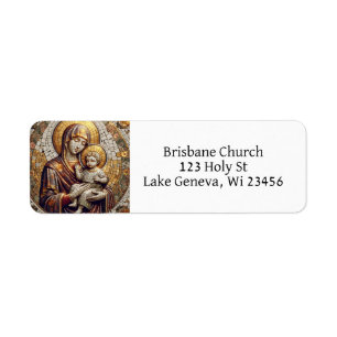 Gesegnete Mutter Mary and Baby Jesus Christmas