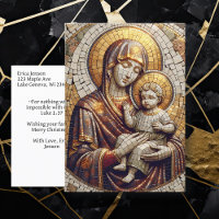 Gesegnete Mutter Mary and Baby Jesus | Christmas