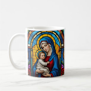 Gesegnete Mutter Mary and Baby Jesus - Jungfrau Ma Kaffeetasse