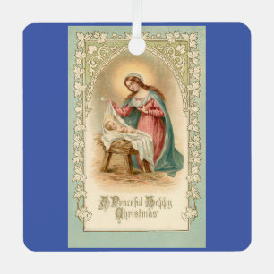 Gesegnete Mutter mit Jesus Ornament