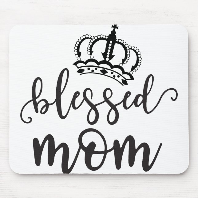 Gesegnete Mutter Mousepad (Vorne)