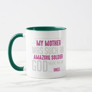 Gesegnete Mutter Rosa Florale Typografie Reise Kaf Tasse