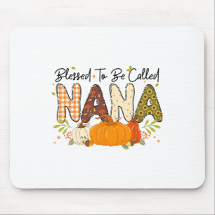 Gesegnete Nana Kürbis Herbst Thanksgiving Mama Mousepad