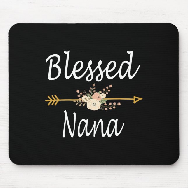 Gesegnete nanakute Mütter Tagesgeschenke Mousepad (Vorne)