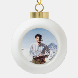 Gesegnete Pier Giorgio Keramik Kugel-Ornament