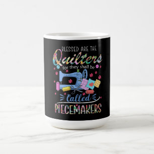 Gesegnete Quilters-Piecemaker, die die Nähideen au Kaffeetasse