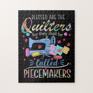 Gesegnete Quilters-Piecemakers verlassen Nähideen Puzzle