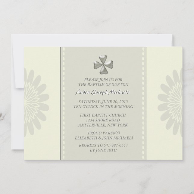 Gesegnete religiöse Einladung (Vorderseite)