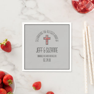 Gesegnete Union Hochzeitsservietten Serviette