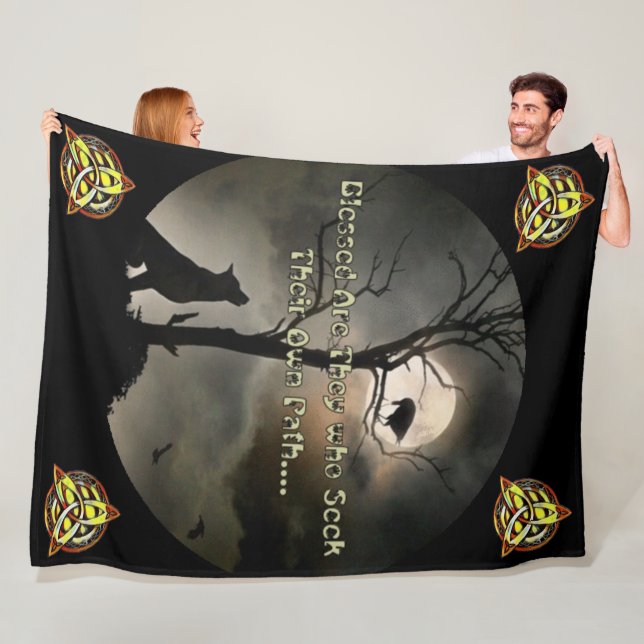 Gesegnete Weg-Fleece-Decke, Fleecedecke (Beispiel)