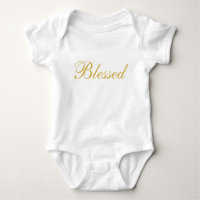 Gesegneter Baby-Jersey-Bodysuit