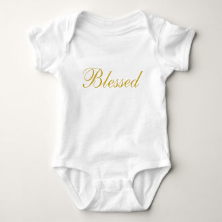 Gesegneter Baby-Jersey-Bodysuit Baby Strampler