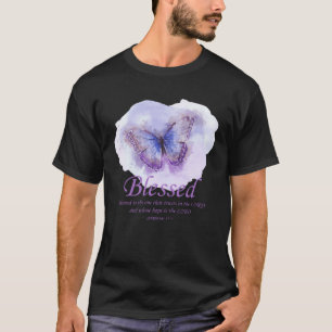 Gesegneter Bibel Herr Schmetterling Gott Jesus Chr T-Shirt
