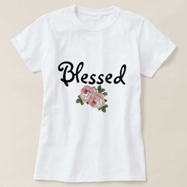 Gesegneter BlumenT - Shirt (Design vorne)