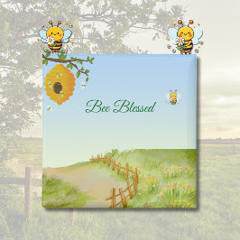 Gesegneter Landweg der Bienen Magnet