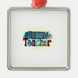Gesegneter Lehrer Ornament Aus Metall