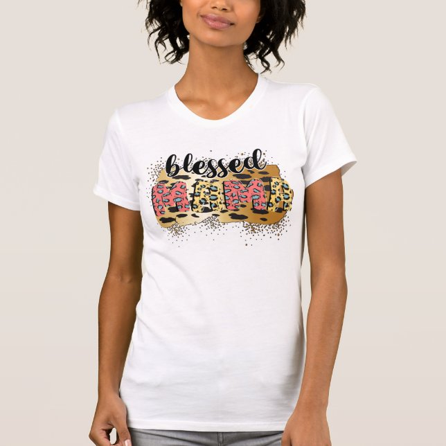 Gesegneter Mama-T - Shirt (Vorderseite)