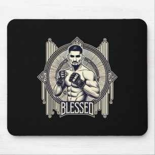 Gesegneter Mixed Martial Arts Bjj Kickboxing Muay  Mousepad