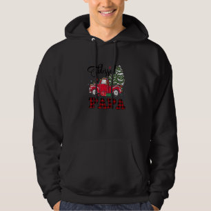 Gesegneter Papa Weihnachten Familie Lichter LKW R Hoodie