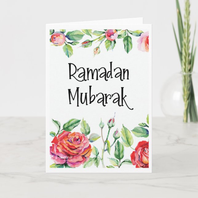 Gesegneter Ramadan Karte (Vorderseite)