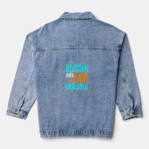 Gesegneter und hundesüchtiger Hunde-Liebhaber Jeansjacke