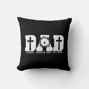 Gesegneter Vater Daddy Kreuz Christlich Religiös V Kissen