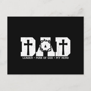 Gesegneter Vater Daddy Kreuz Christlich Religiöser Feiertagspostkarte