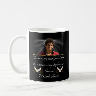 Gesegnetes Carlo Acutis Zitat Perfekt katholisch Kaffeetasse