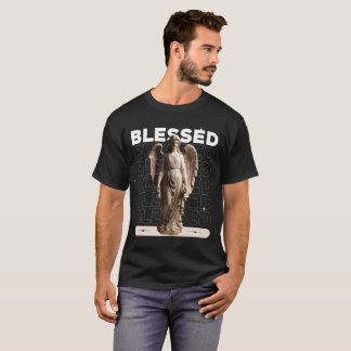 Gesegnetes Classic Angel Statue Tshirt Design