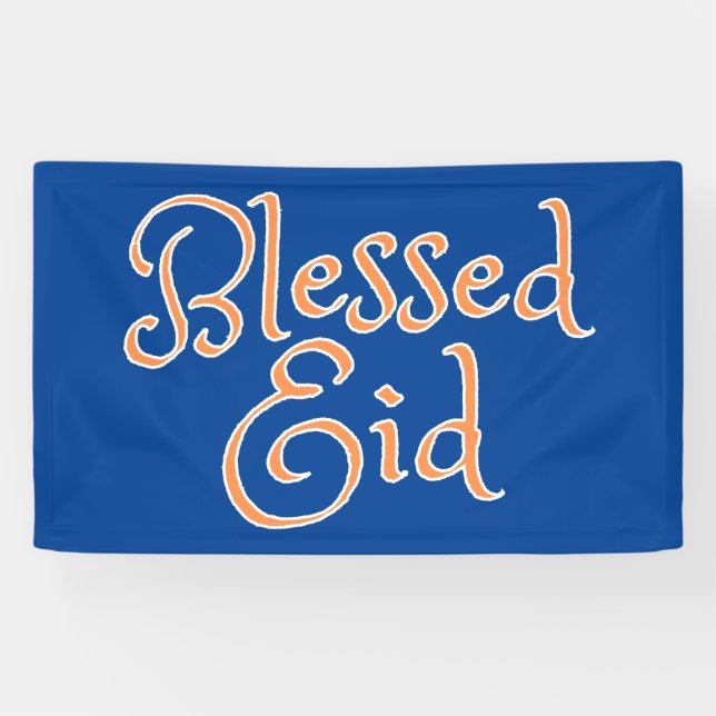 Gesegnetes Eid-Banner Banner (Horizontal)