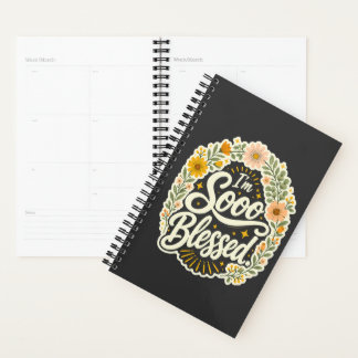 Gesegnetes florales christliches Design auf Basis  Planer