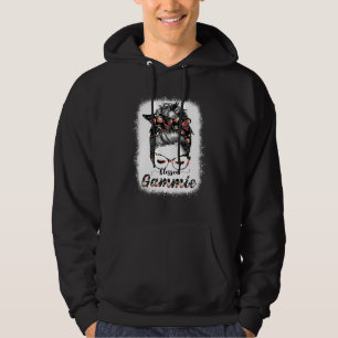 Gesegnetes Gammie Messy Bun Frauen glückliche Oste Hoodie