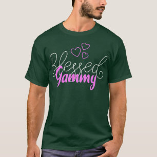 Gesegnetes Gammy Proud Grandmutter Zitat Liebe Her T-Shirt