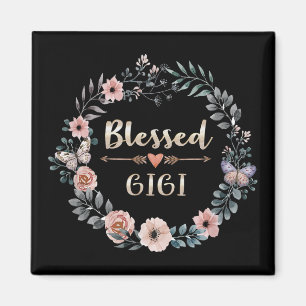 Gesegnetes Gigi-Erntedankfest-Geburtstagsgeschenk Magnet